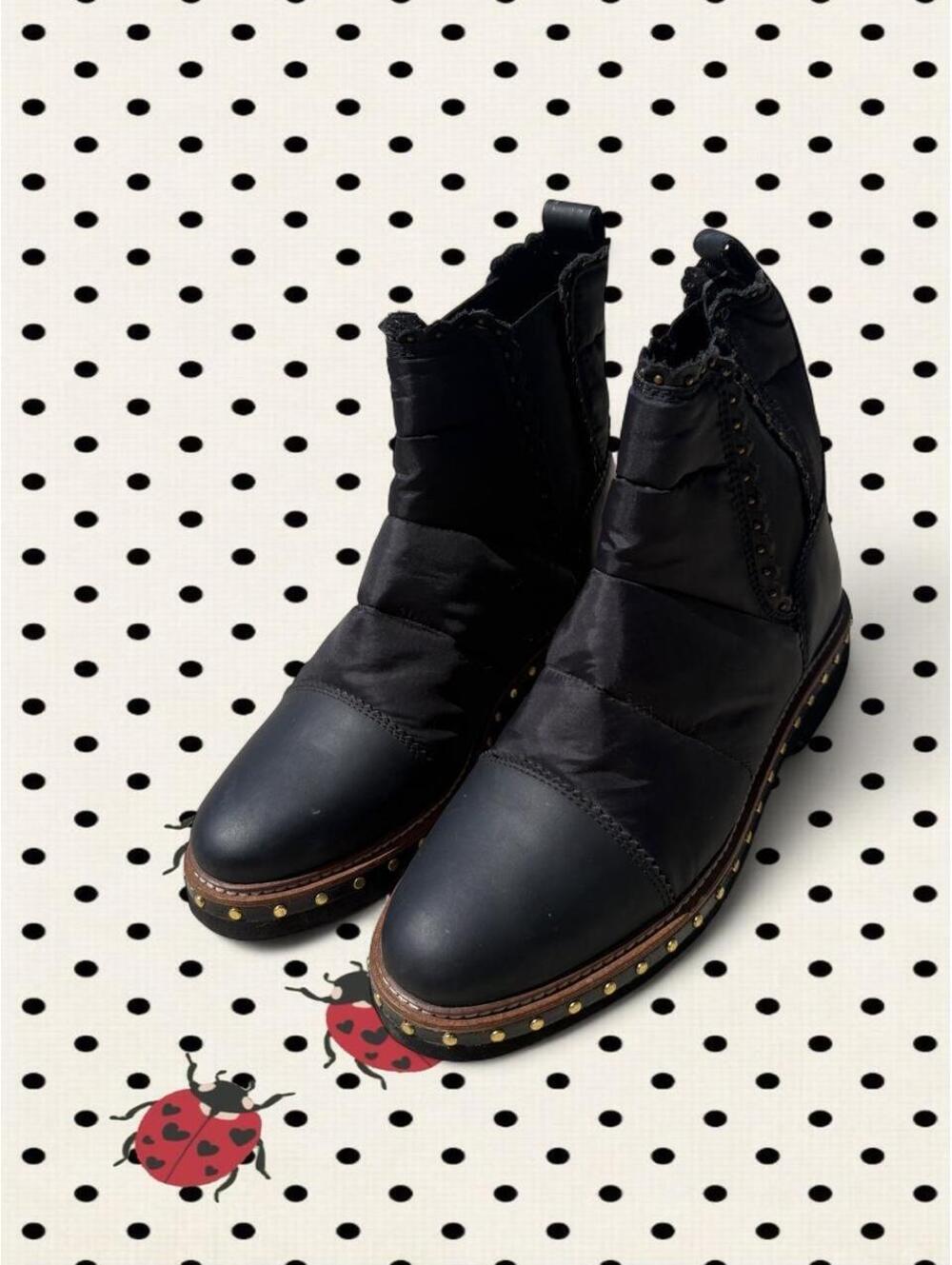 Free People Women's Black Boot